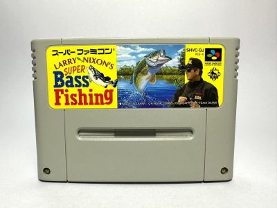 ตลับแท้ Super Famicom(japan)  Larry Nixons Super Bass Fishing