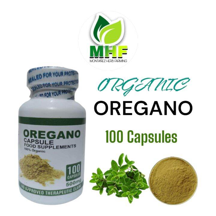 AUTHENTIC OREGANO CAPSULE 100 CAPSULES 500/mg Lazada PH