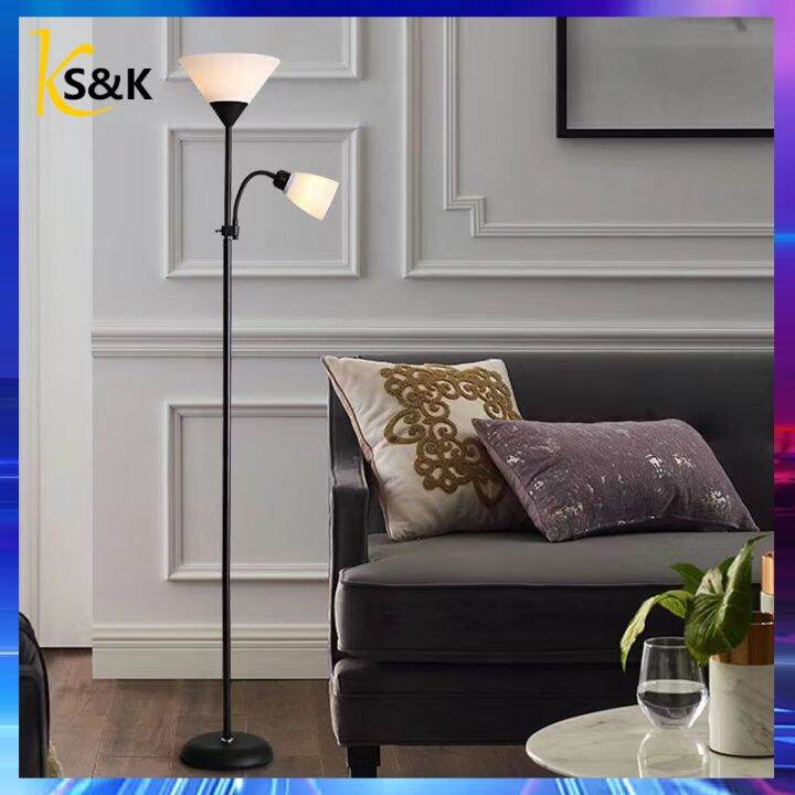 S&K【In Stock】 LED lamp shade study table floor lamp shade bedroom light