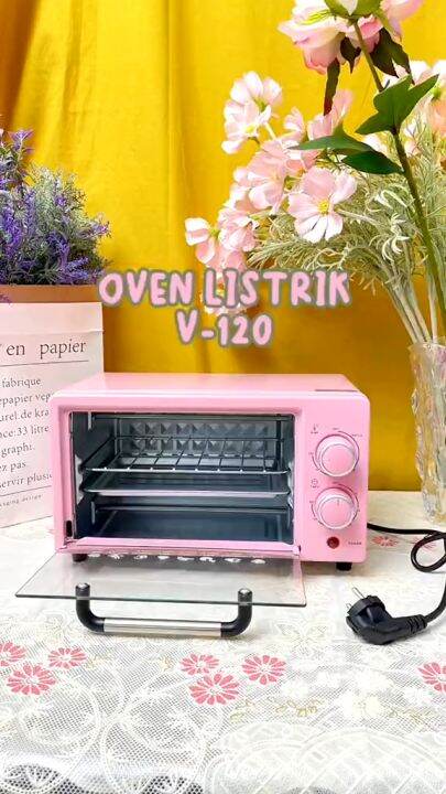 VOTRE Oven Listrik Tombol 12L Low 400 Watt Electric Oven Kue ...