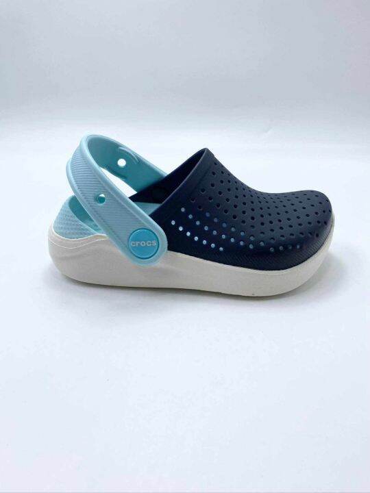 รองเท้าของเด็กลำลองแฟชั่นสไตล์-crocs-literide-clog-สุดฮิตน้ำหนักเบาใส่