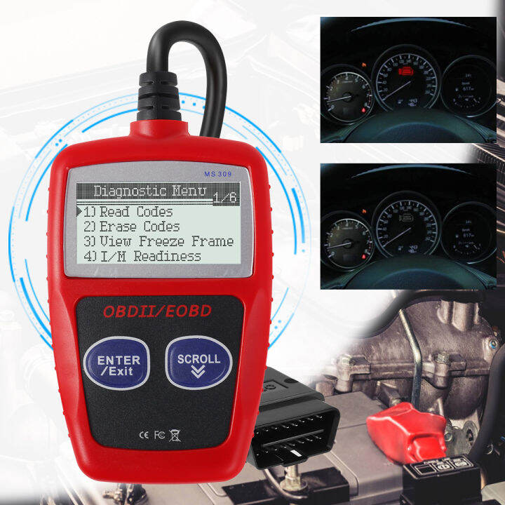 Car Fault Code Reader I/M Readiness Accurate Engine Diagnostic Scanner