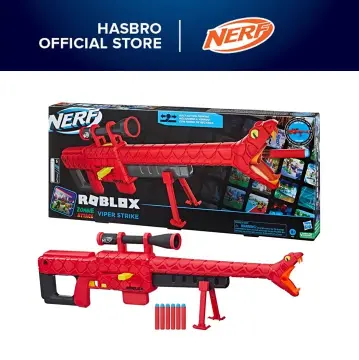  NERF Roblox Zombie Attack: Viper Strike Sniper-Inspired Blaster  with Scope, Code for Exclusive Virtual Item : Toys & Games