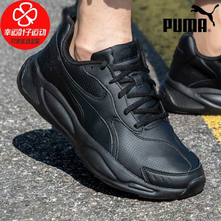 puma-รองเท้าวิ่ง-puma-รองเท้าผู้ชายรองเท้าผู้หญิงรองเท้าลำลองเบาสบายสีดำซามูไรแบบใหม่ฤดูหนาวรองเท้ากีฬาผ้าตาข่ายผู้ชาย