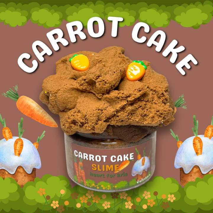 สไลม์-เค้กแครอท-carrot-cake-เนื้อหิมะ-กลิ่นขนม
