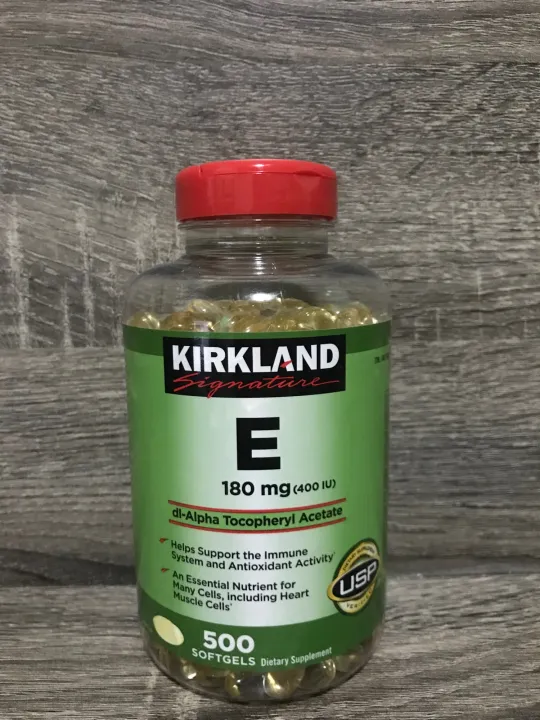 Kirkland Vitamin E 500 softgels Lazada PH