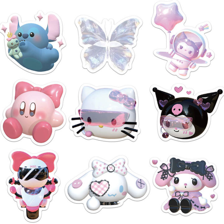 🌸HELLO KITTY SANRIO 97 3D Nail Art Stickers Decals Transfers Kawaii UK  SELLER🌸 