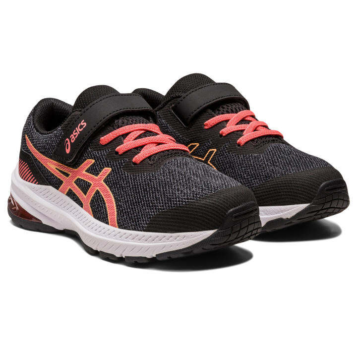 asics-gt-1000-11-ps-kids-running-รองเท้า-เด็ก-รองเท้าผ้าใบ-รองเท้าวิ่ง-ของแท้-black-papaya