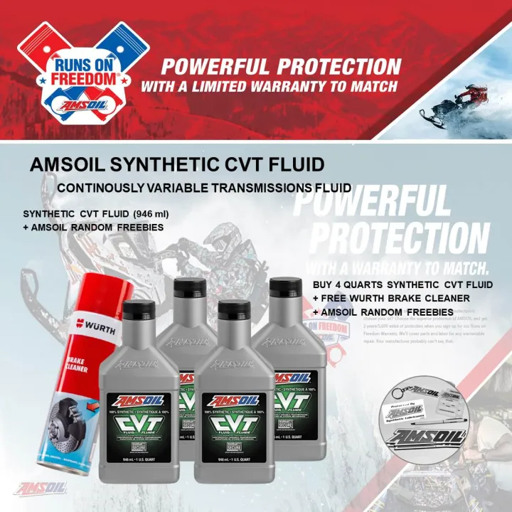 AMSOIL Continuous Variable Transmission (CVT) Fluid | Lazada PH