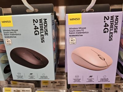 Wireless mouse 2.4G เมาส์ไร้สาย สีสวย พาสเทล