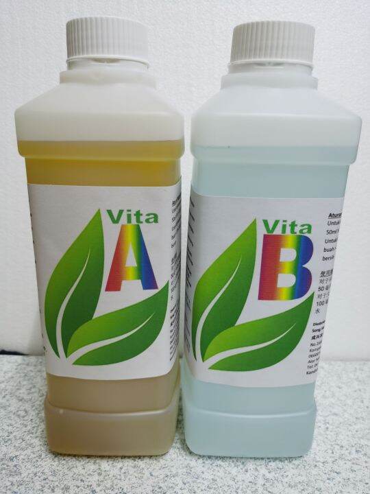 Vita AB 1 Litter Baja A + Baja B (sejenis Dirumus Khas Untuk Hidroponik ...