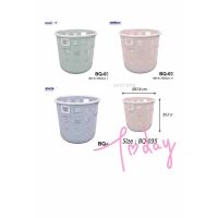 Keyway ตระกร้าพลาสติกใส่ของหิ้วได้รุ่น BQ-035(Plastic basket with loop handle model BQ-035)