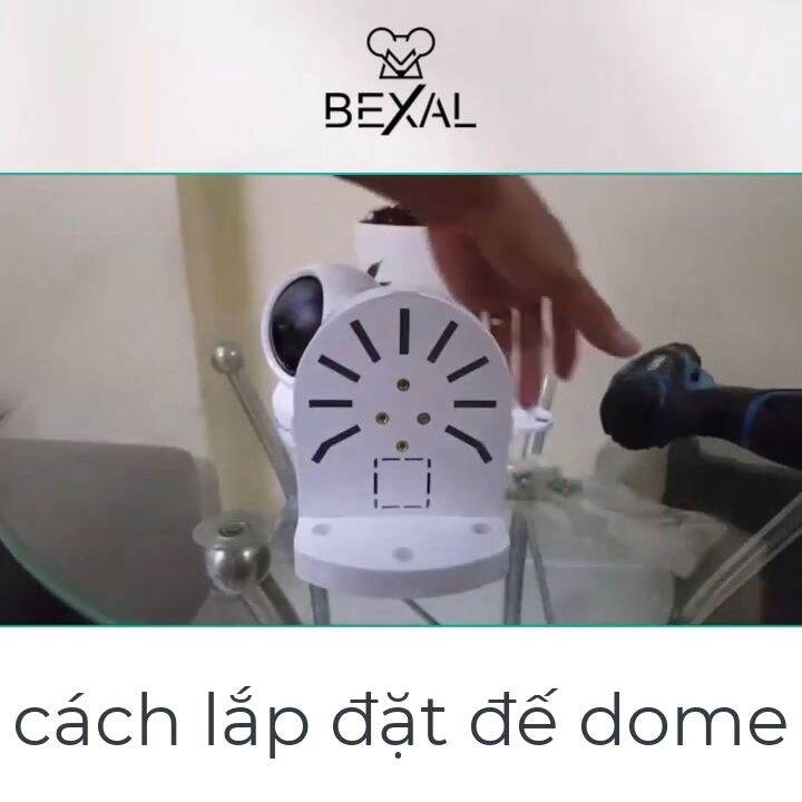 Chân đế dome gắn tường trần cho camera Ezviz C6N, Imou A22EP, phù hợp giấu dây và lắp trần