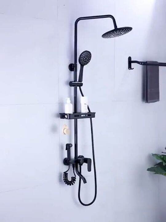 bathroom shower unit 4in1 square shower set Shower with faucet Height