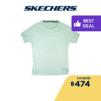 Skechers สเก็ตเชอร์ส เสื้อยืดวิ่งแขนสั้นผู้ชาย Men Running Tee Apparel - SP22Q4W372-0025