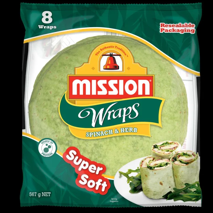Mission Spinach & Herb Wraps 10” 567g Lazada PH