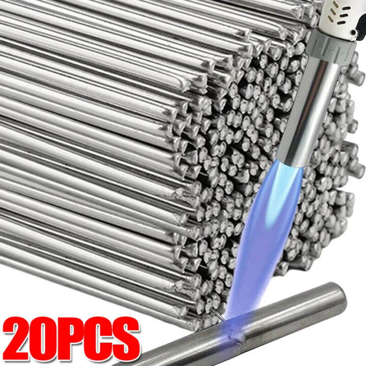 20PCS Low Temperature Melt Aluminum Welding Rods Weld Bars Cored Wire