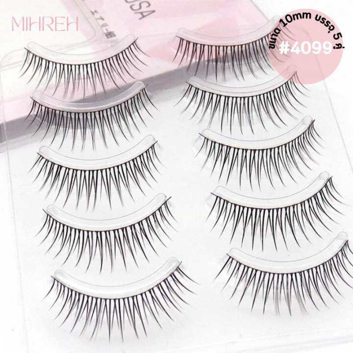 4099-พร้อมส่ง-ขนตาปลอม-แกนเบาง-ติดแล้วเนียนมาก-ขนตาปลอมธรรมชาติ-บรรจุ-5-คู่-แถมฟรี-กาวติดขนตาขนาดทดลอง