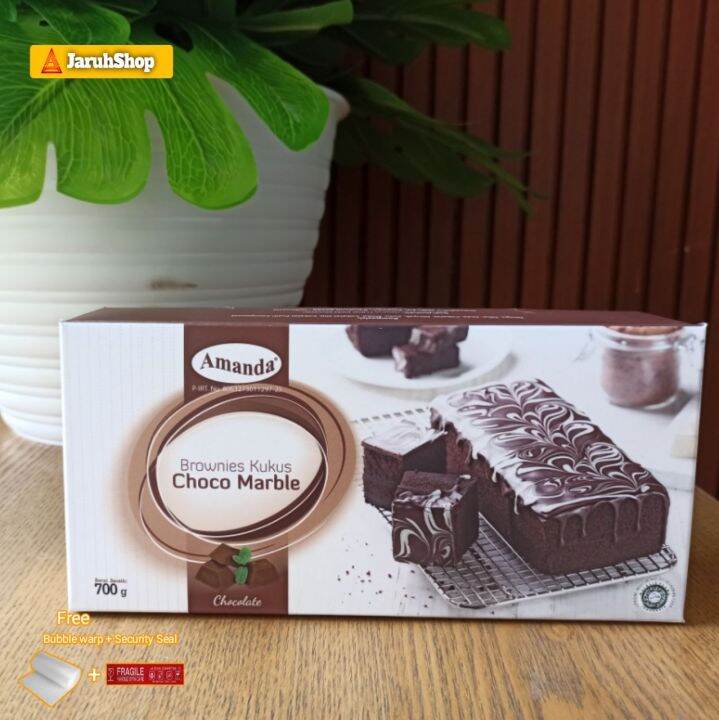 Amanda Brownies Kukus Choco Marble Oleholeh khas Bandung Lazada