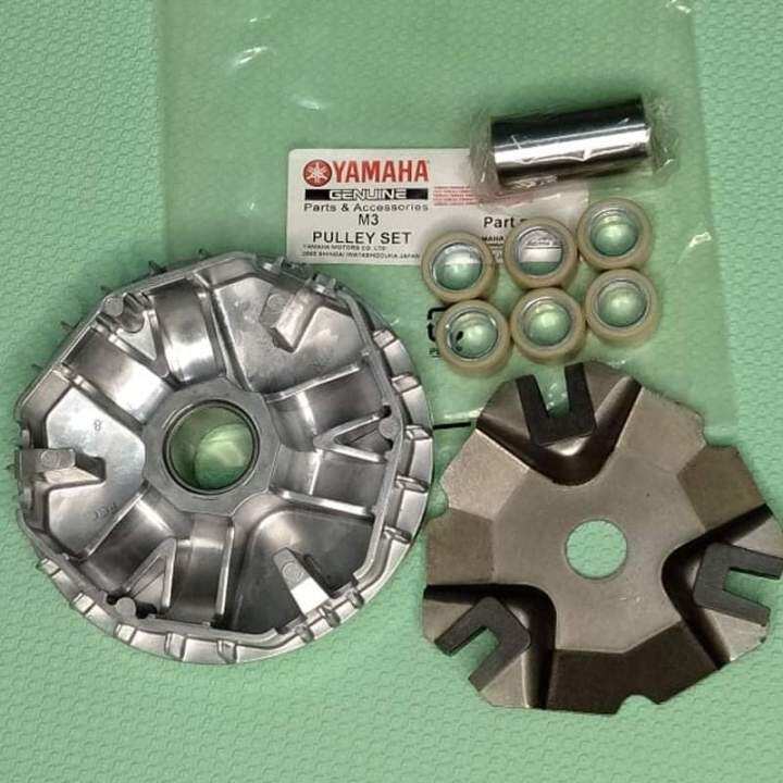 Yamaha MIO3 / M3 / MIO i125 Drive Pulley Set Genuine Parts Lazada PH