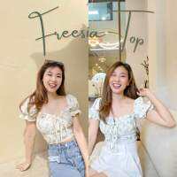 ? Freesia Top ? คอเหลี่ยมแขนพอง (305.-)