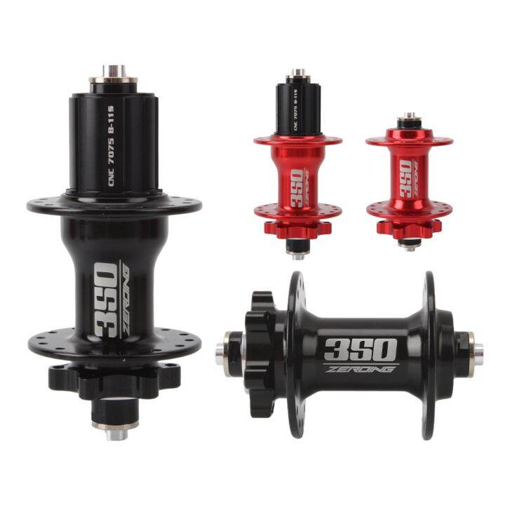 ZEROING Bike Hubs 350 4 Bearing Disc Card Brake MTB Mountain Bike Hub Bearing Front/Rear Bicycle