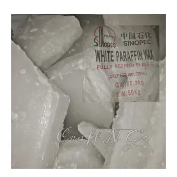 Paraffin Wax Fully Refined Block 1kg, 25kg, 50kg for Candles, Wax