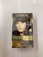 [1กล่อง] L’oreal Paris Excellence ลอรีอัล ปารีส เอกซ์เซลเล้นซ์ แฟชั่น ครีมเปลี่ยนสีผม 6.1 (สีบลอนด์เบจเข้มประกายหม่น) ครีมย้อมผม ผลิตภัณฑ์เปลี่ยนสีผม