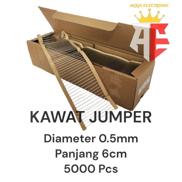 Kawat Jumper Wire Diameter 0.5 Mm Panjang 6 Cm 1 Dus 5000 Pcs Lazada Indonesia
