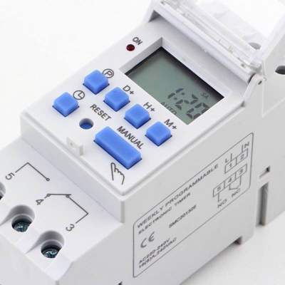 Timer Switch THC15A ทามเมอร์ นาฬิกาตั้งเวลาดิจิตอล 16 โปรแกรม 12V 24V 220V