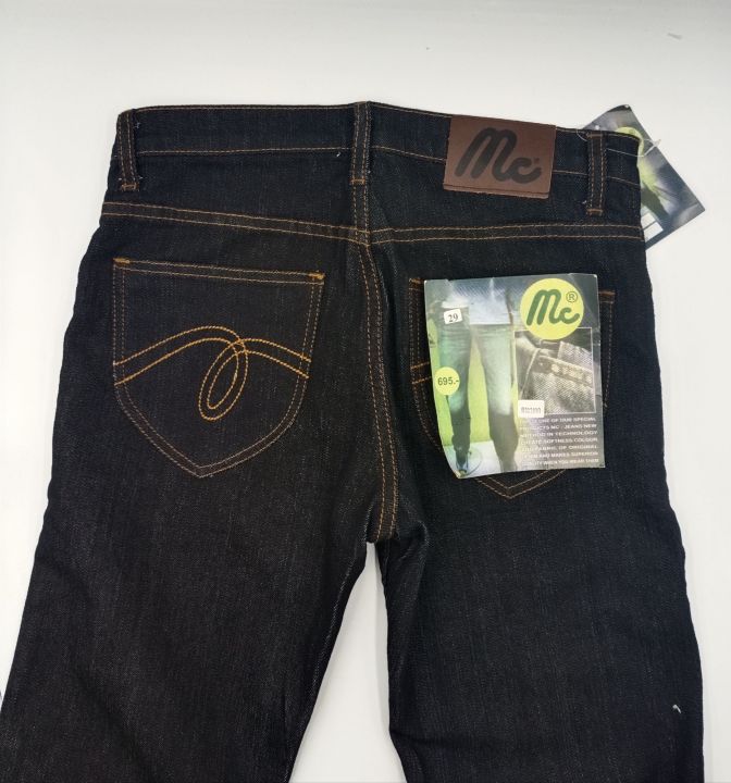 กางเกงยีนส์-mc-jeans-ขากระบอกยืดผ้านิ่มมีเอว29-36