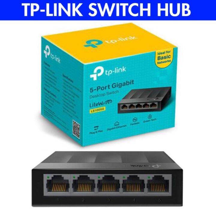 Switch Hub TPLINK LAN SPLITTER (Gigabit 5 port) Lazada PH