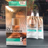 (ยกกล่อง 6ซอง) ลอริอัล ยูวี ดีเฟนเดอร์ แมทท์ แอนด์ เฟรช Loreal Paris UV Defenender Matte&amp;Fresh Spf50 pa+++