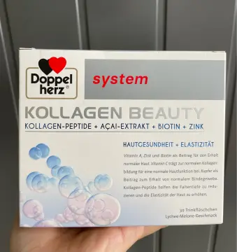 Dâu acai trong Collagen Beauty Doppelherz có tác dụng gì trong việc tăng cường tác dụng của collagen peptide?
