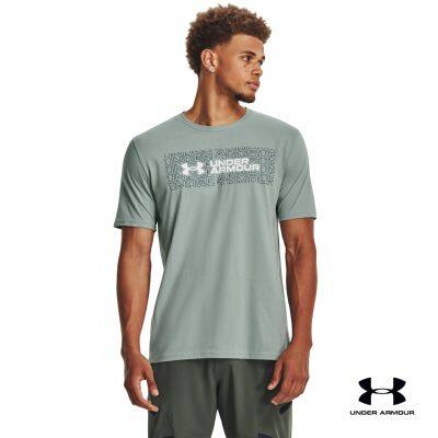 Under Armour Mens UA Wordmark Overlay Short Sleeve