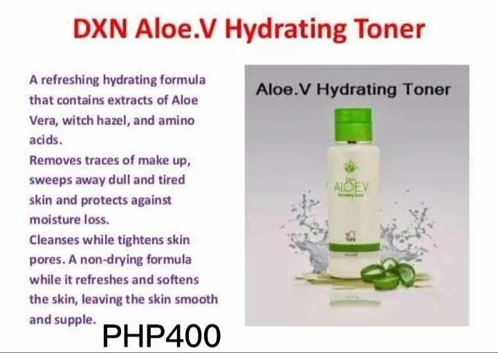 Facial Toner Aloe vera Dxn Lazada PH