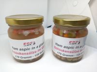 Schinkensülze im Glass 2 x 170 Gramm  / Ham aspic in Glass 2 × 170 Grams