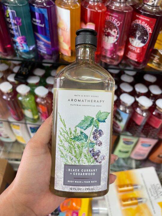 Bath & Body Works Aromatherapy Black Currant + Cedarwood Body Wash