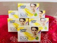 Golden Pearl beauty cream soap สีเหลือง สำหรับผิวมันเป็นสิวง่าย