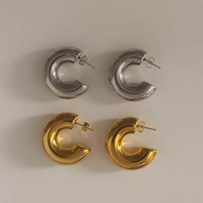 Chic Appeal - Chunky Bold Earring (size:3 cm.)