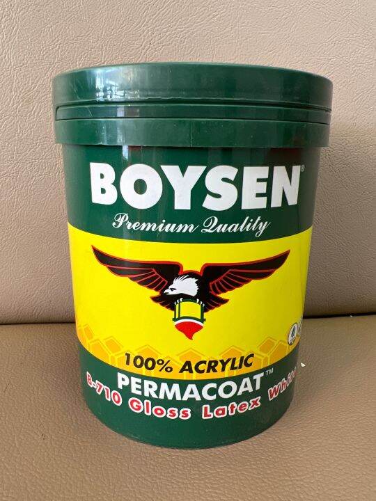 Boysen Permacoat Gloss Latex (White) B710 Lazada PH