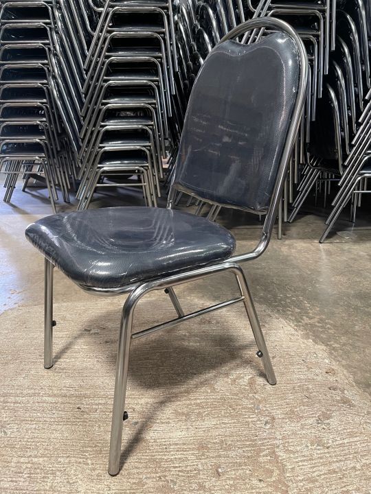 sukchai-เก้าอี้จัดเลี้ยง-top-เหล็กกลมหนาแข็งแรง-เบาะหนังหนาพิเศษ-สินค้ารับประกัน1เดือน