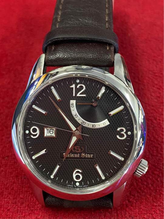 orient-star-water-resist-10bar-automatic-ตัวเรือนสแตนเลส-นาฬิกาผู้ชาย-มือสองของแท้