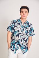 Manfair Non-Iron Shirt – The Spring เสื้อเชิ้ตแขนสั้นผ้า Linen-Cotton ไม่ต้องรีด (CH009)