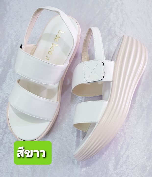 รองเท้ารัดส้น-size-35-40-คาด-2-ตอน-ส้นตึกขาว-ใส่สวย-น้ำหนักเบา-พื้นนุ่มมากๆ-คะ