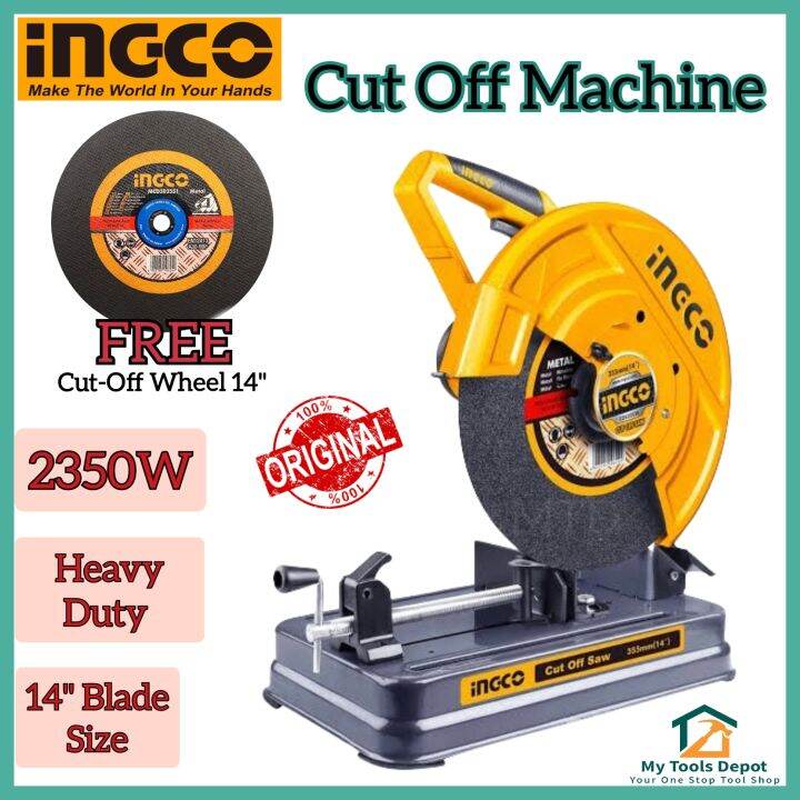 Ingco Cut Off Saw Machine 2340w COS35538 with Free Cut Off Wheel ...