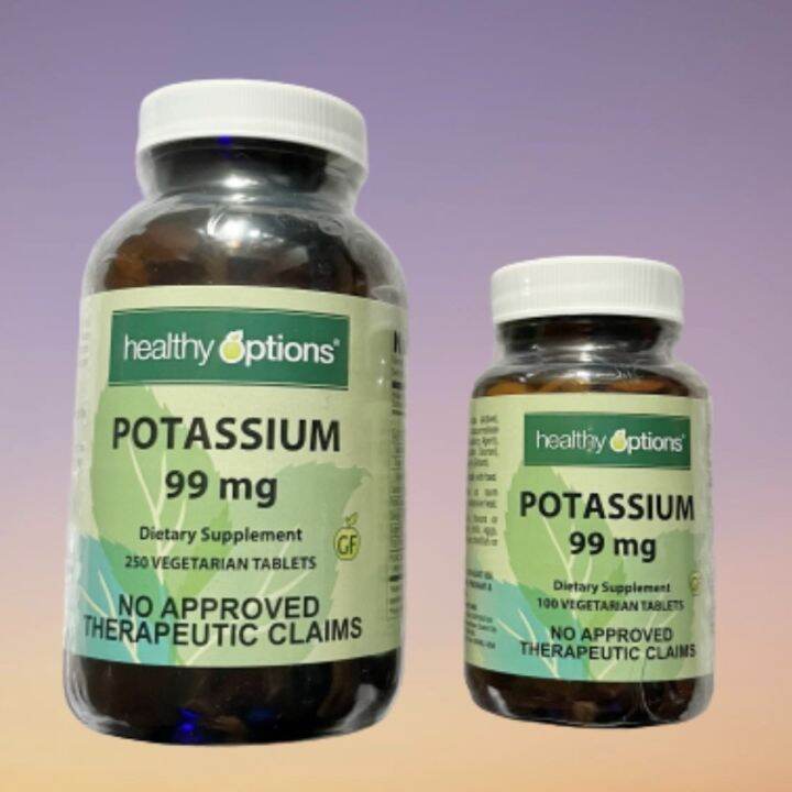 HEALTHY OPTIONS POTASSIUM 99mg Lazada PH