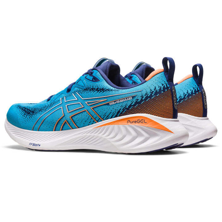 asics-gel-cumulus-25-men-running-รองเท้า-ผู้ชาย-รองเท้าผ้าใบ-รองเท้าวิ่ง-ของแท้-หน้ากว้าง-2e-island-blue-sun-peach