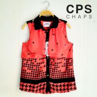 เสื้อ cps สีแดงเข้ม เริ่ด หรู ใส่เที่ยว ทำงานได้