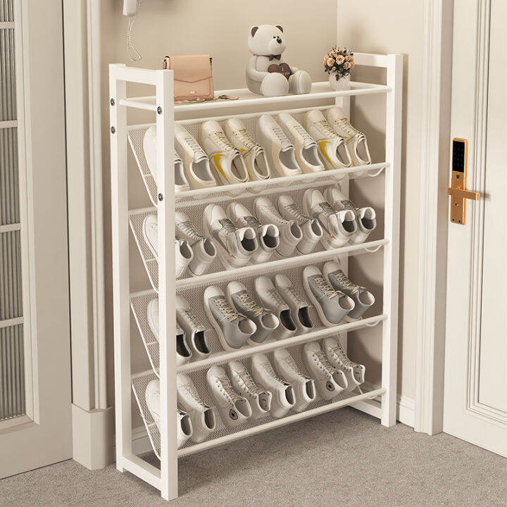 UltraThin Shoe Rack Home Doorway Narrow Thin Shoe Rack SpaceSaving